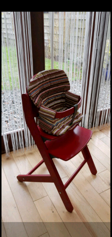 mamas and papas wooden high chair